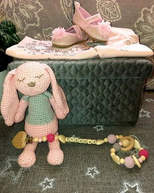 Set personalizat Iepuras Roz