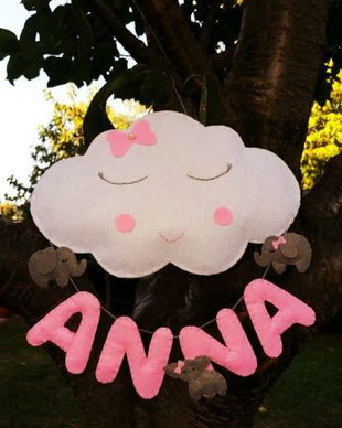 Decoratiune personalizata camera bebe Norisor