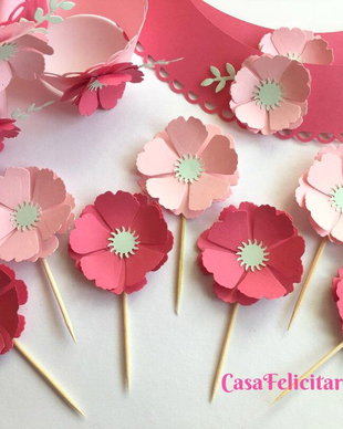 Toppers candy bar- flori