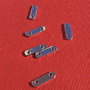 Link / distantier din argint .925 rodiat aprox 0.5x2.5x8 mm