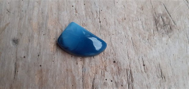 Cabochon opal albastru, 23x15 mm