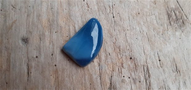 Cabochon opal albastru, 23x15 mm