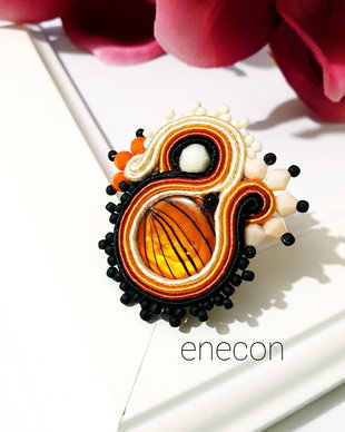 Inel statement, Inel soutache, Inel reglabil
