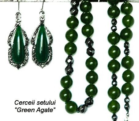 Set cu Agate verzi (341)