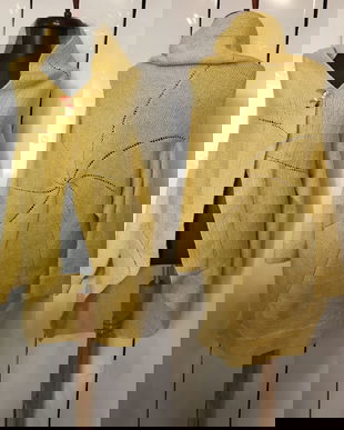 CARDIGAN TRICOTAT MANUAL LANA FIR LAME