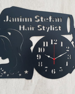 Ceas salon coafor personalizat