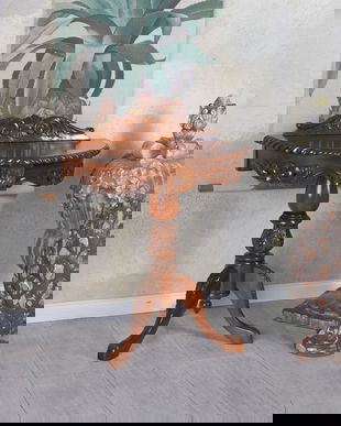 Consola din lemn mahon