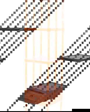 Raft mare din lemn mahon