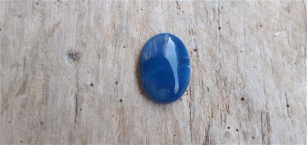 Cabochon opal albastru african, 21x15 mm