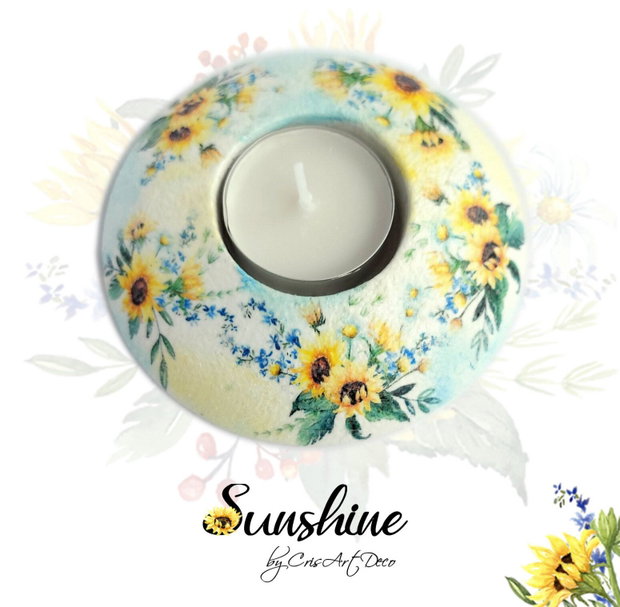 Suport lumanare - Floarea soarelui -Sunshine 123310