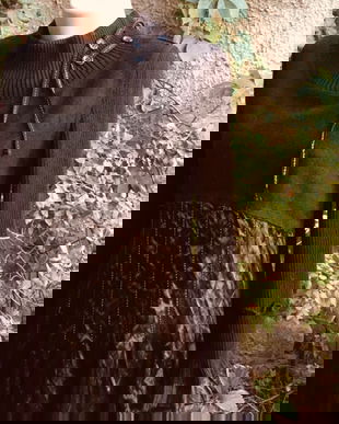 Rochie cu bust fetru lana