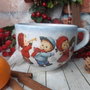 Cana mare decorata manual