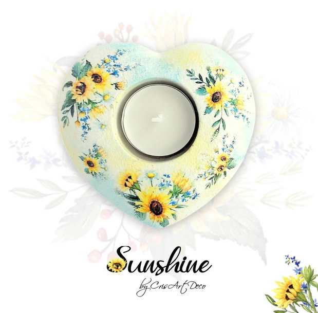 Suport lumanare - Floarea soarelui -Sunshine 123440