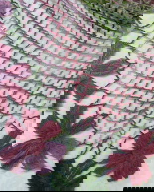 Esarfa crosetata-mohair