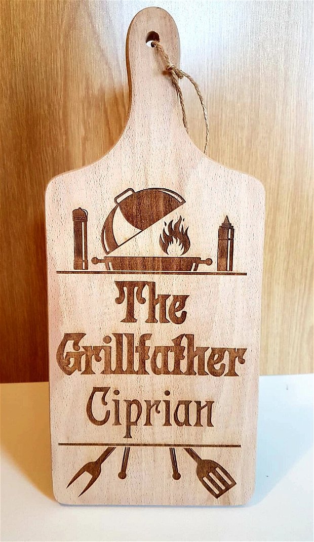 Tocator personalizat "The grillfather"