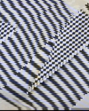 Cupon bumbac cu dungi 1,80/1,30m