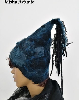 Caciula / Fes impaslita si motata, unisex