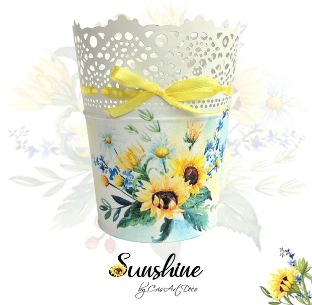 Ghiveci decorativ floarea soarelui - 130844