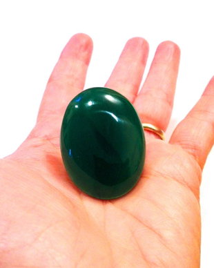 Inel Agata verde si Argint 925 - IN860 - Inel verde masiv, inel pietre semipretioase, inel reglabil, inel piatra mare, cadou aniversare, cadou 8 martie, cadou Craciun, cadou sotie, inel statement, inel supradimensionat, cristale vindecatoare