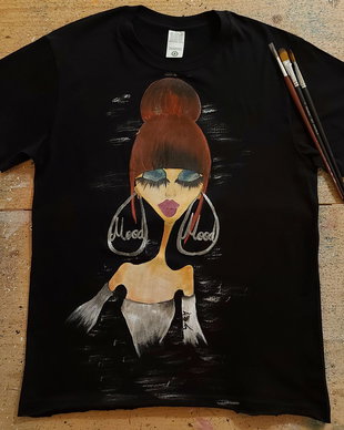 Tricou pictat M/L