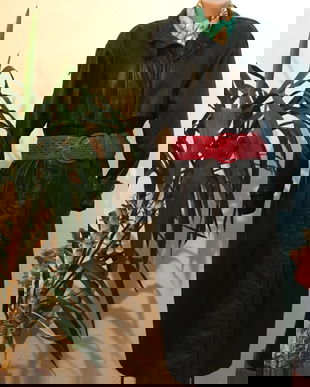 Haina din piele cu captuseala