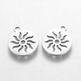 Pandant, charm, soare, otel inoxidabil 14x12x1mm  INOX 097