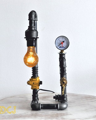 lampa 2 brate steampunkdesigncj, lampa steampunk, corp de iluminat