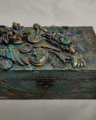 Cutie bijuterii-mixed media Steampunk
