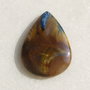 Cabochon pitiersit lacrima aprox 30.5x21x4 mm