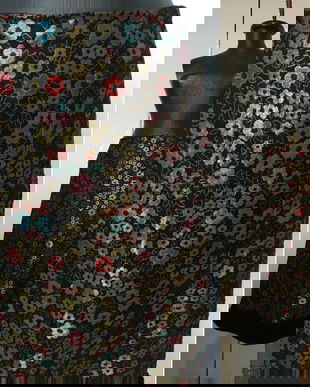 FUSTA MIDI BROCARD LAME BLANA NATURALA CINCHILA