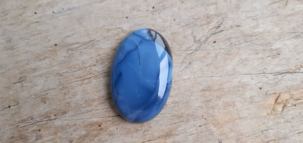 Cabochon opal albastru african 35x22 mm