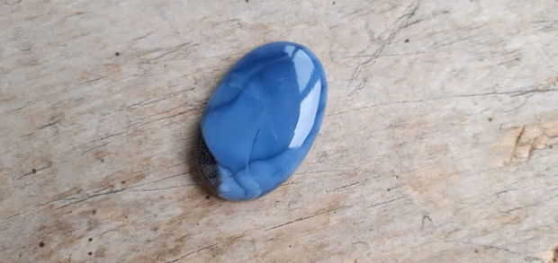 Cabochon opal albastru african 35x22 mm