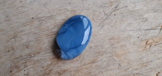 Cabochon opal albastru african 35x22 mm