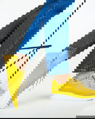 Pantofi Casual Sash Galbeni