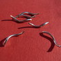 Tub rasucit din argint .925 rodiat aprox 1.5x20 mm