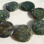 Green jasper banut mare aprox 35 mm diametru