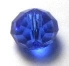 Margele sticla cristale turcoaz dark 10 mm
