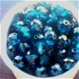 Margele sticla cristale albastru cerneala 10 mm