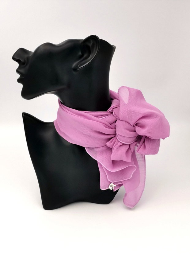 Esarfa ROZ-LILIAC - MINI