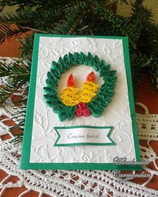 Felicitare quilling