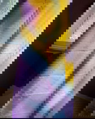 ESARFA SUPERBA MATASE NATURALA XXL 112/104 CM