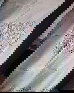 ESARFA MATASE NATURALA MARGINI RULATE MANUAL 80/75 CM