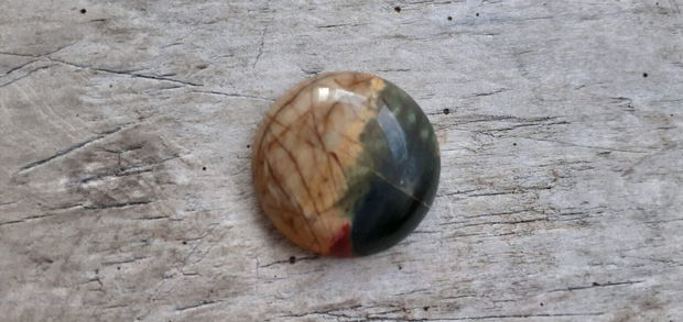 Cabochon jasp picasso, 25 mm