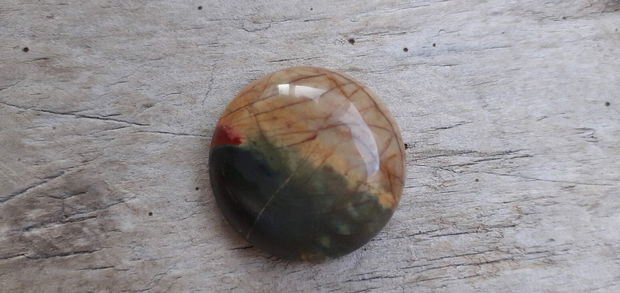 Cabochon jasp picasso, 25 mm