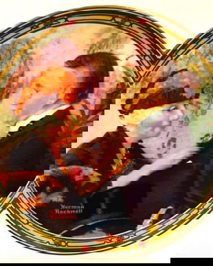 Norman Rockwell American Dream Collection No 8 Knowles Wall Plate