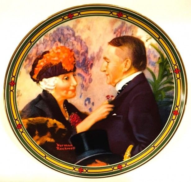 Norman Rockwell American Dream Collection No 8 Knowles Wall Plate