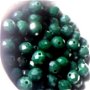 Margele sticla cristale verde marin dark 8 mm