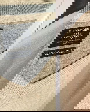 DUNMORE PULOVER MATASE NATURALA CASMIR NATURE