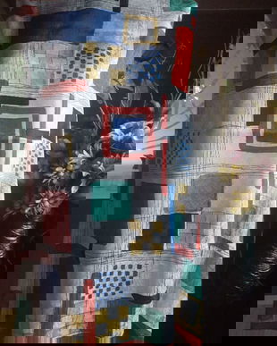 ESARFA SUPERBA MATASE NATURALA JAQUARD