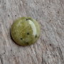 Cabochon jad lemon, 30 mm